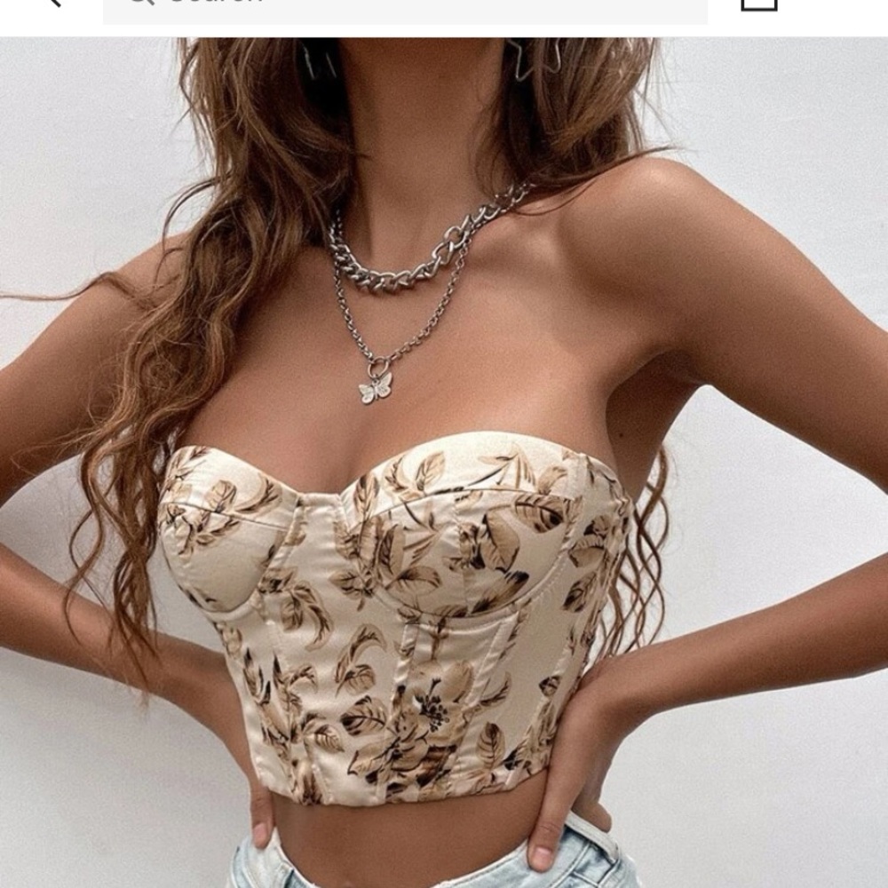Crop tube blouse